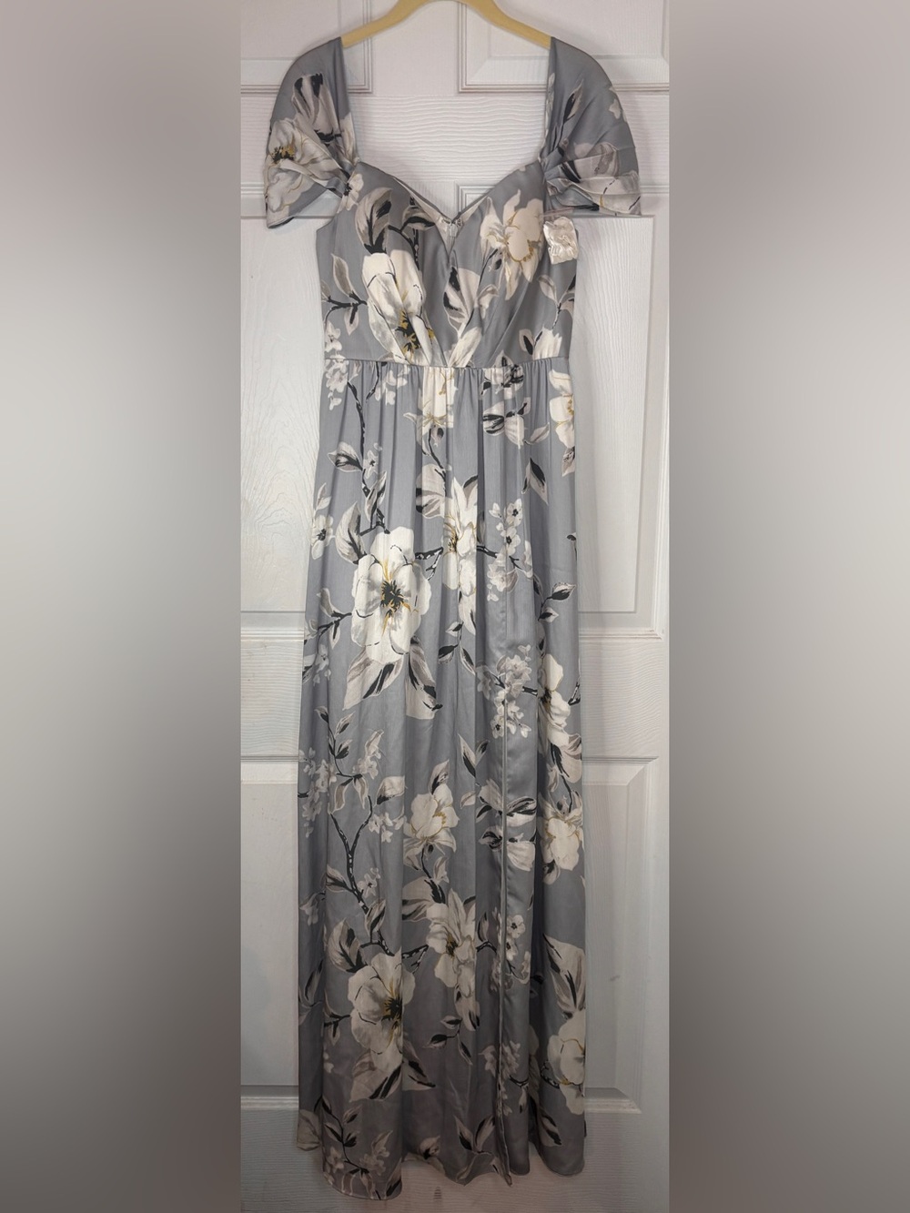 Bariano Shelly Floral Off-The-Shoulder Women's Evening Dress Size Medium